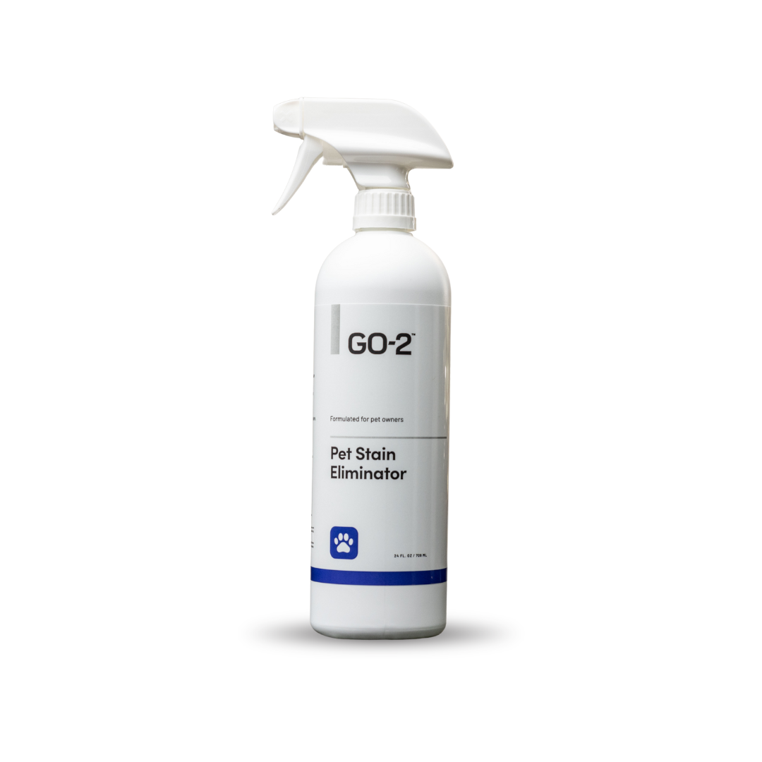 GO-2 Pet Stain Eliminator, 24 OZ, Instant Stain Remover and Deodorizer for Pet Accidents