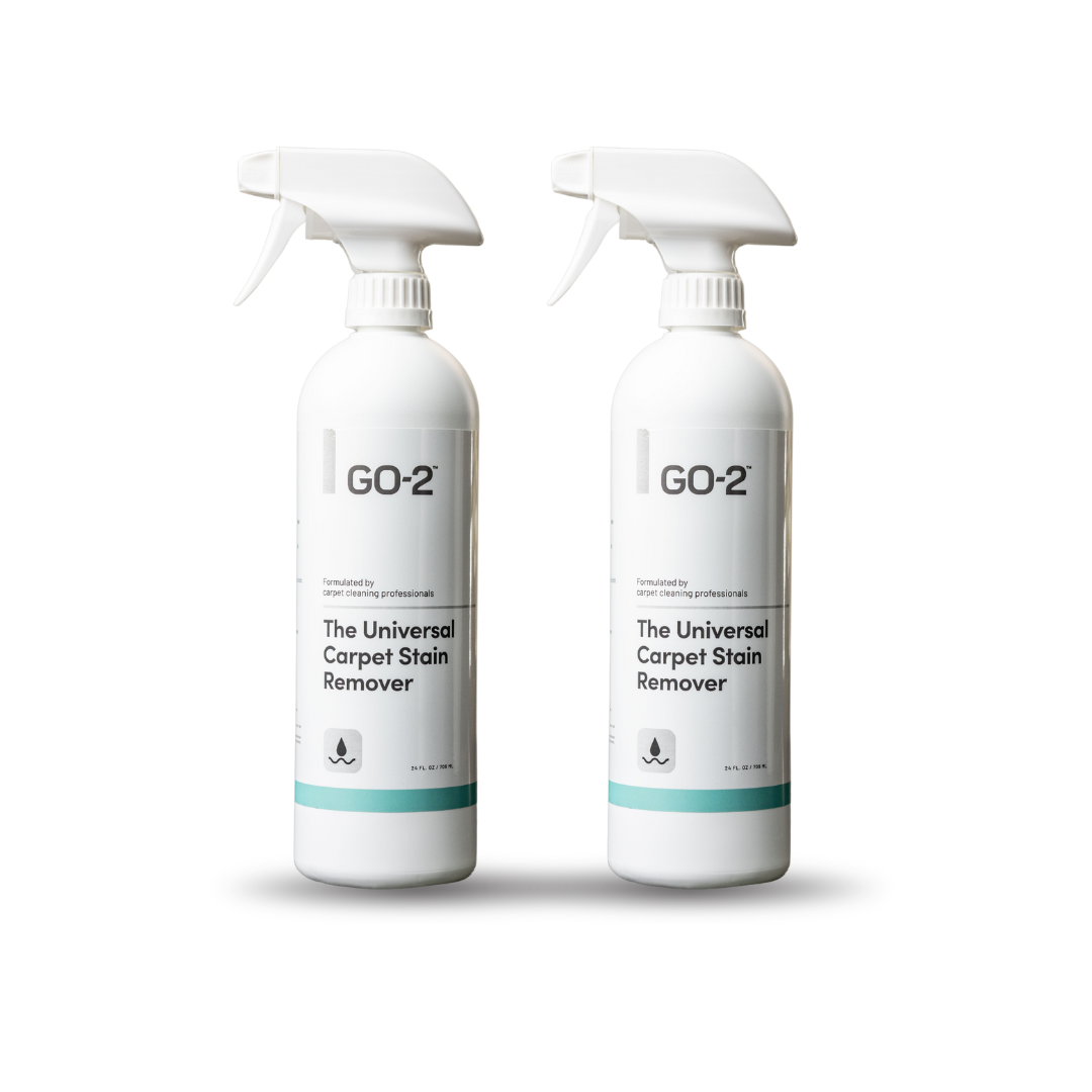 2-Pack | GO-2 Universal Carpet Stain Remover, 24 OZ, Instant Stain Remover for Everyday Accidents